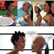Ayo and Aneka’s first meeting, Illustrated by Alitha Martinez and Rachelle Rosenberg